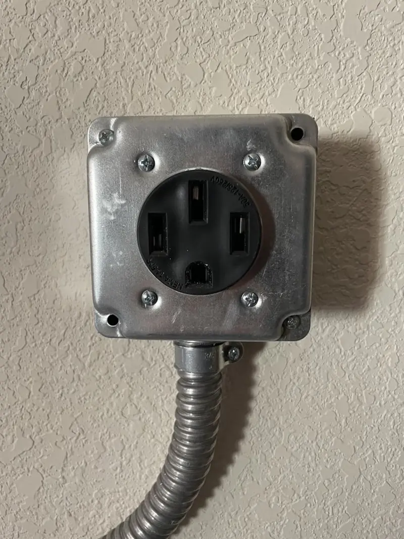 NEMA 14-50 outlet installed for Smart Home Electrical in Missoula
